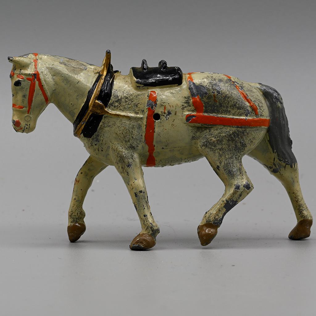 Britains Lead Cart Horse White