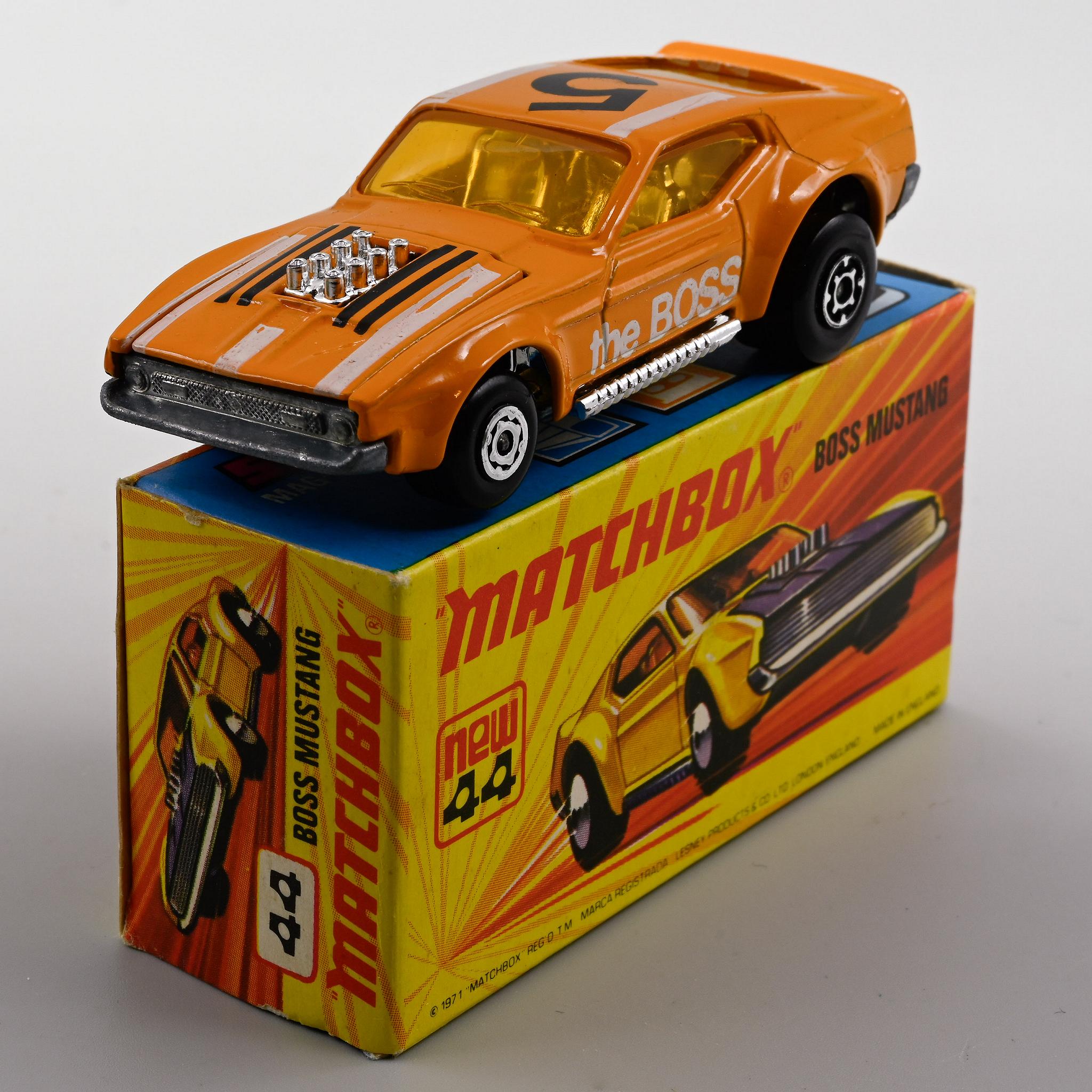 Matchbox+Superfast+44+Boss+Mustang+Orange+MIMB picture 2