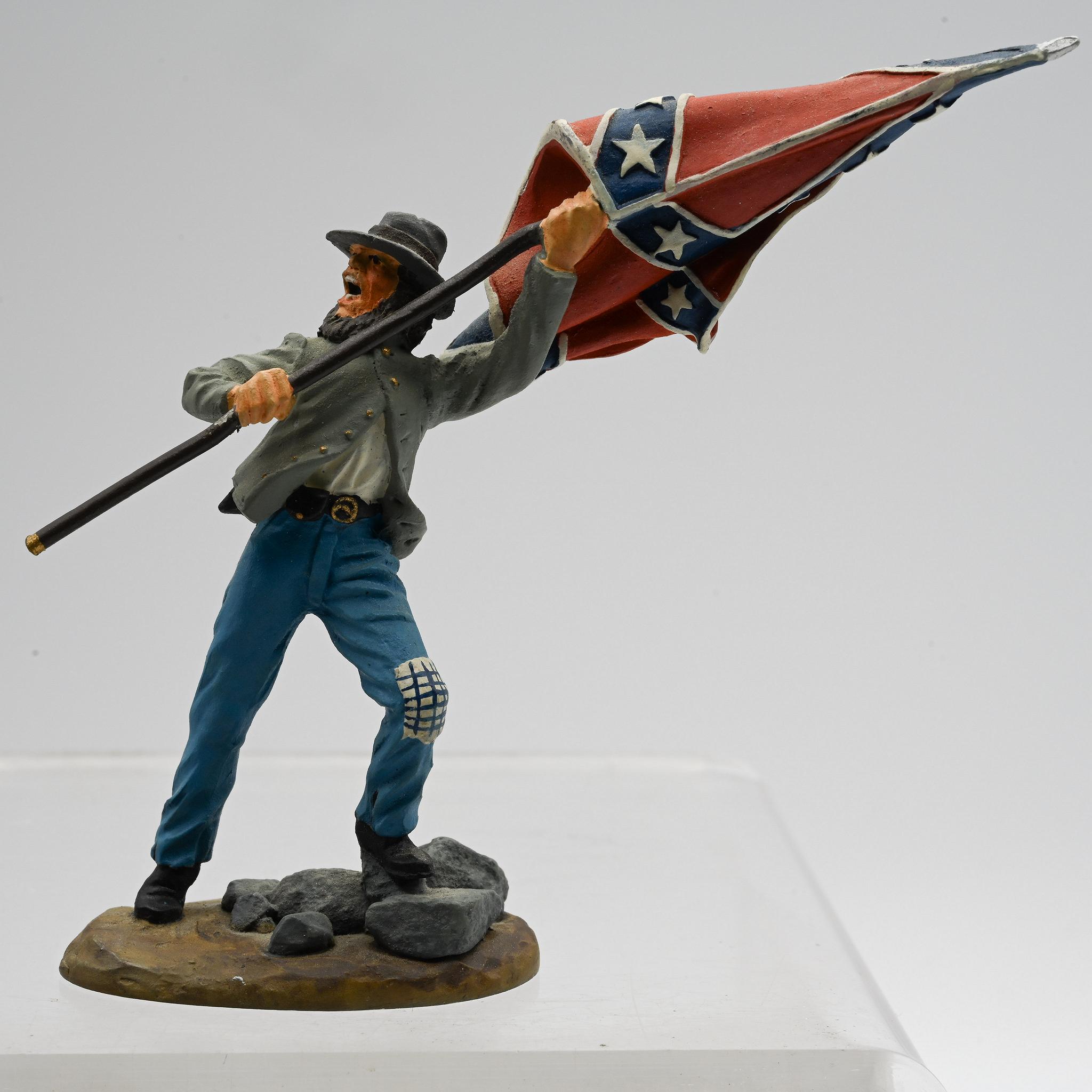 Confederate+Colorbearer+Franklin+Mint+1986+Civil+War picture 2