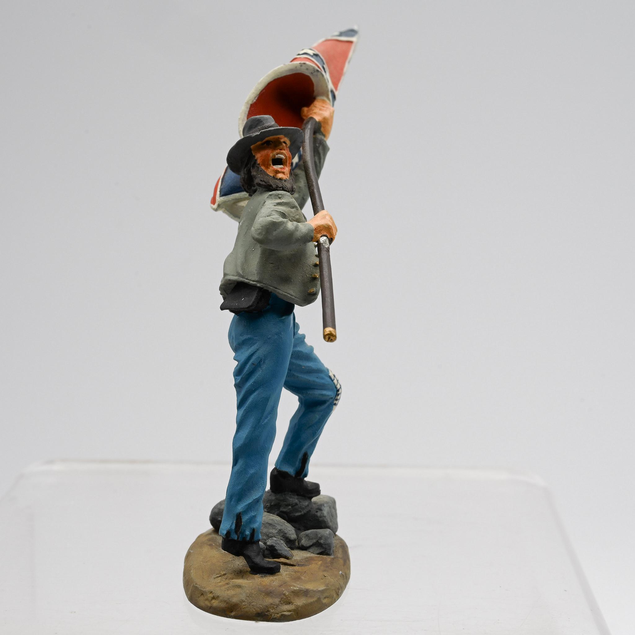 Confederate+Colorbearer+Franklin+Mint+1986+Civil+War picture 3