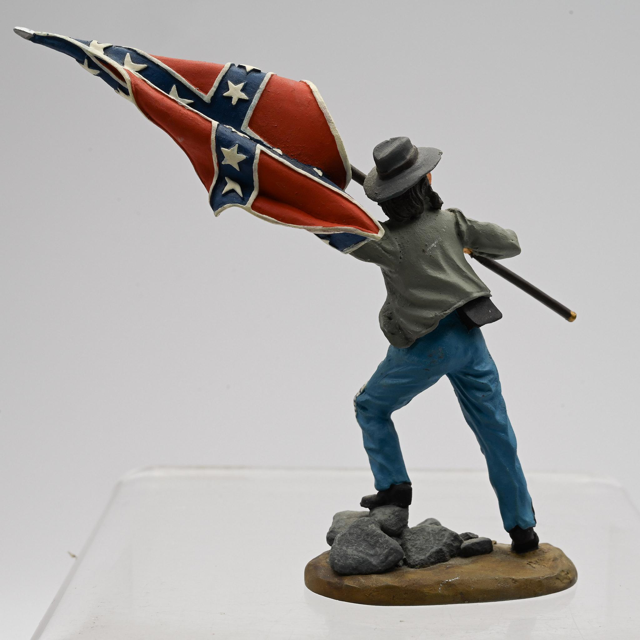 Confederate+Colorbearer+Franklin+Mint+1986+Civil+War picture 4