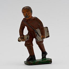 Grey Iron News Boy  from American Family  Set