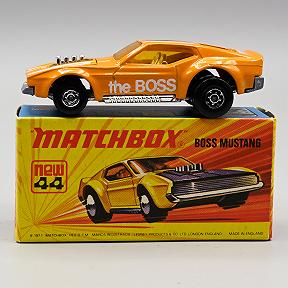 Matchbox Superfast 44 Boss Mustang Orange MIMB