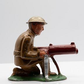 Barclay Manoil Kneeling Machine Gunner 