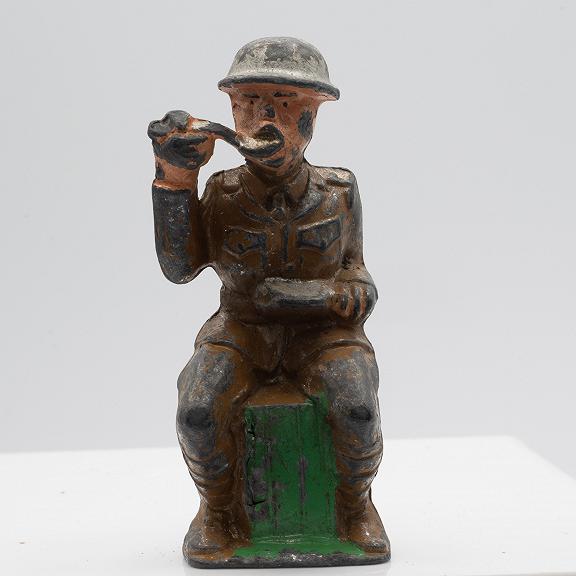 Manoil Soldier Eating